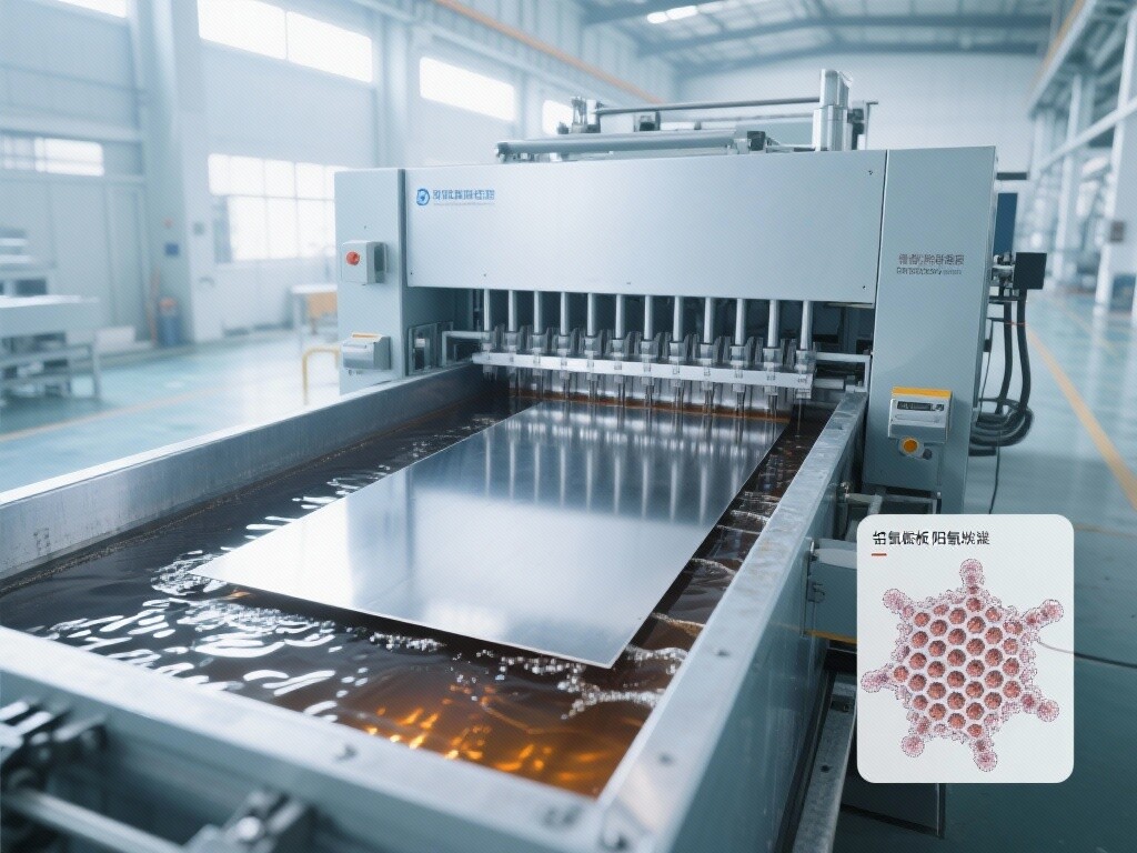 Principle of aluminium plate anodizing