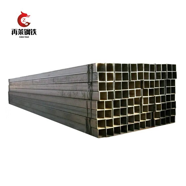Black Carbon Steel Square Pipe Tube Hollow Section Welded Steel Tubes And Pipes