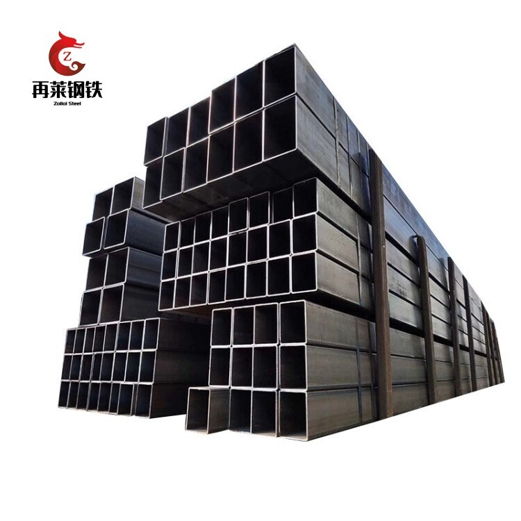 Black Carbon Steel Square Pipe Tube Hollow Section Welded Steel Tubes And Pipes