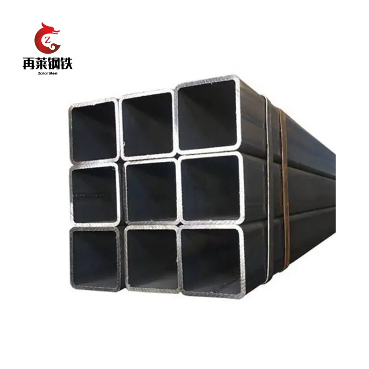 Black Carbon Steel Square Pipe Tube Hollow Section Welded Steel Tubes And Pipes