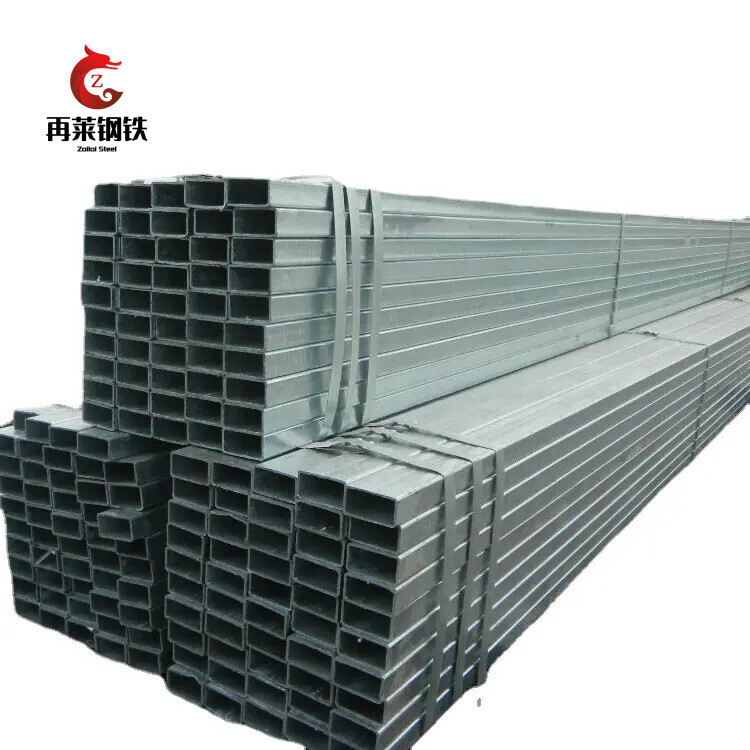 ASTM Standard ST37 Hollow Square Tube 2.5 Inch Galvanized Steel Tubing Hot Dip Galvanized Square Pipe With Welding and Seamless