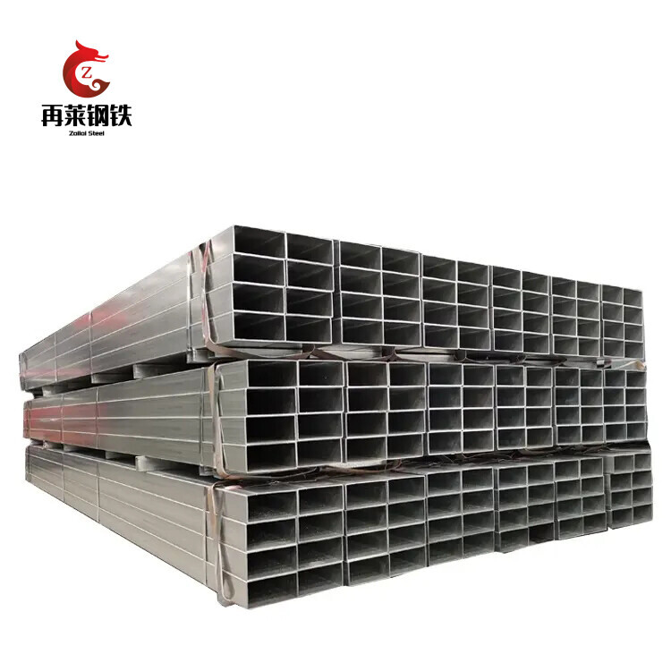 ASTM Standard ST37 Hollow Square Tube 2.5 Inch Galvanized Steel Tubing Hot Dip Galvanized Square Pipe With Welding and Seamless
