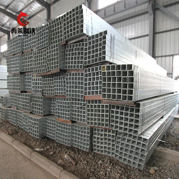 ASTM Standard ST37 Hollow Square Tube 2.5 Inch Galvanized Steel Tubing Hot Dip Galvanized Square Pipe With Welding and Seamless