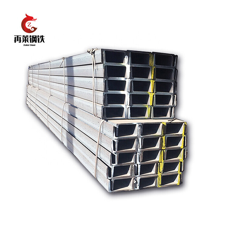 Top-quality Hot Rolled Stainless U Beam Steel Galvanized C Channel Steel Q235B Q355B Channel Bar