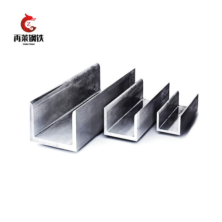 Top-quality Hot Rolled Stainless U Beam Steel Galvanized C Channel Steel Q235B Q355B Channel Bar