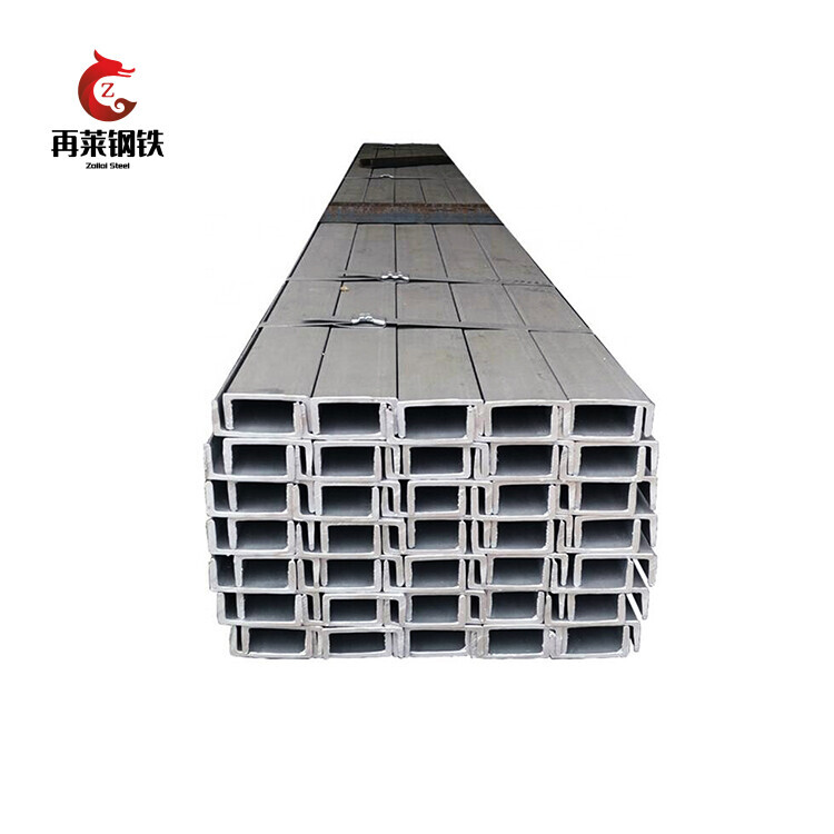 Top-quality Hot Rolled Stainless U Beam Steel Galvanized C Channel Steel Q235B Q355B Channel Bar