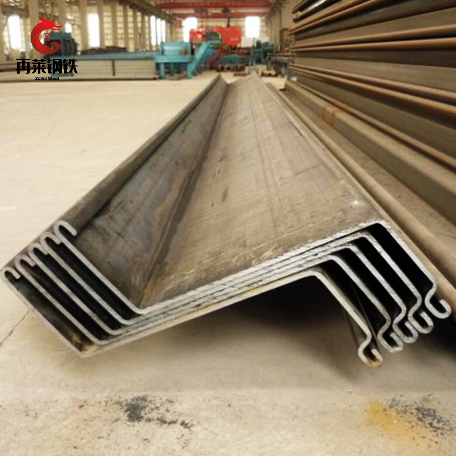 Wholesale Z-Type Sheet Pile 6/9/12m Steel Profile Hot Sale High Quality Steel Sheet Pile Type 3 S295 S355 Carbon Steel Z U Steel Sheet Piles