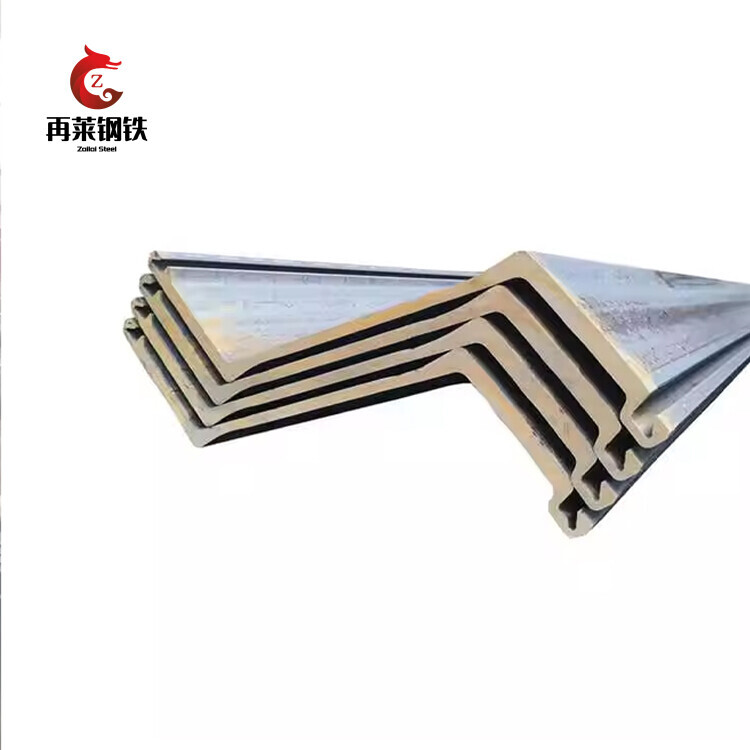 Wholesale Z-Type Sheet Pile 6/9/12m Steel Profile Hot Sale High Quality Steel Sheet Pile Type 3 S295 S355 Carbon Steel Z U Steel Sheet Piles