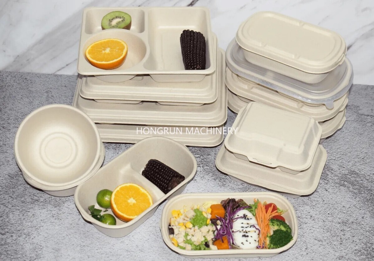 Full-automatic pulp food tableware machine Full-automatic pulp food tableware machine