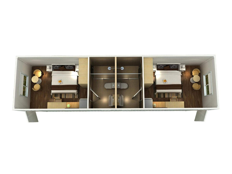 40'HC超宽房屋集装箱