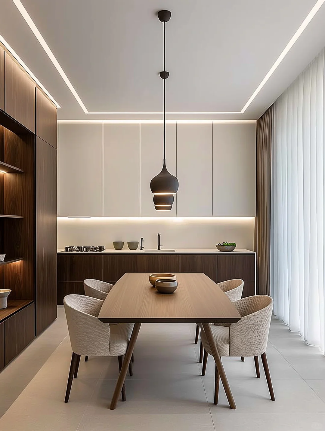 Minimalist cream style