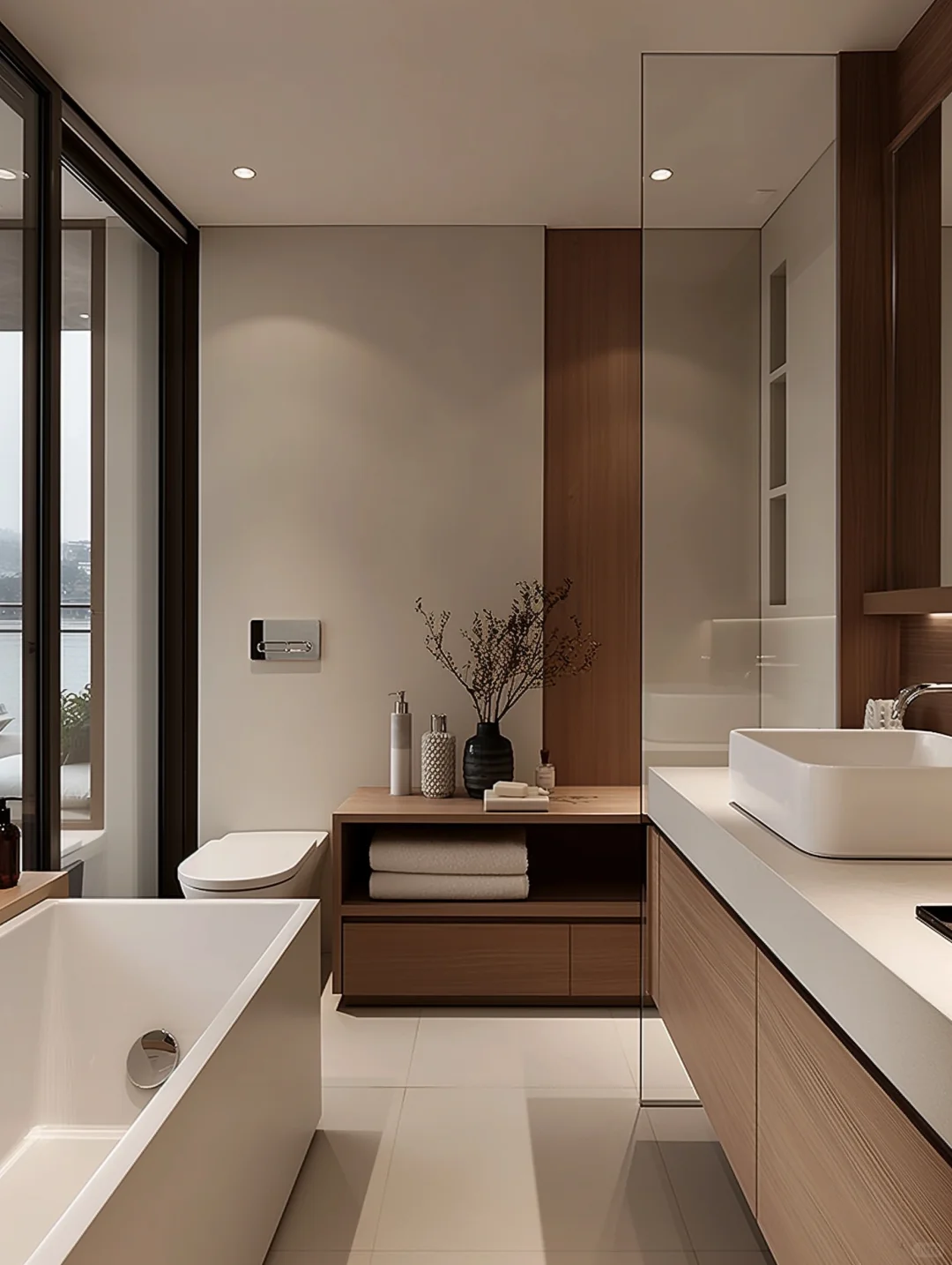 Minimalist cream style