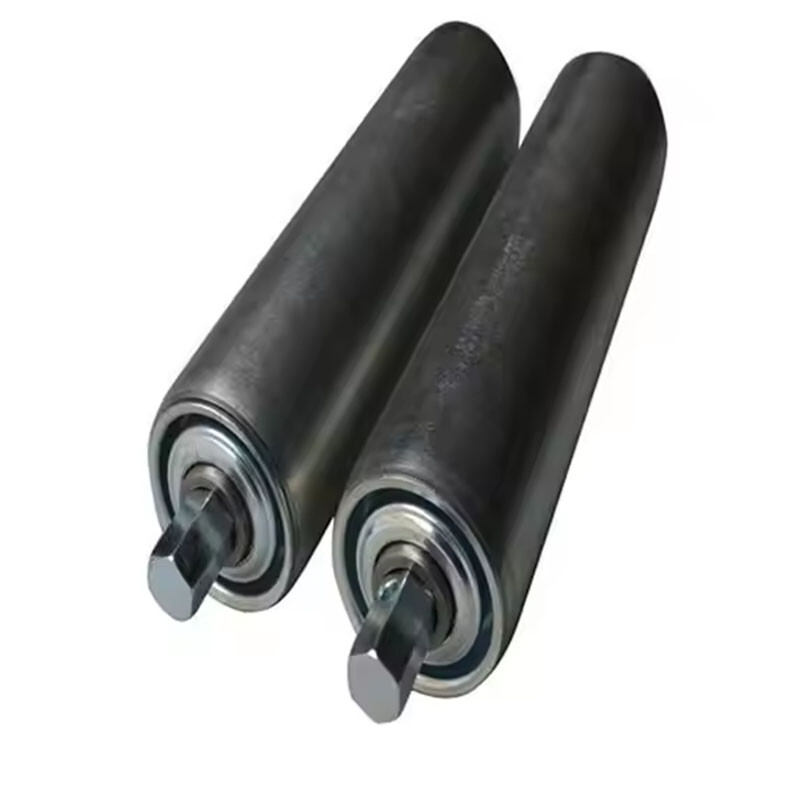 Galvanized or Stainless Steel Aluminum Graviti Conveyor Rollers With Hexagon Shaft