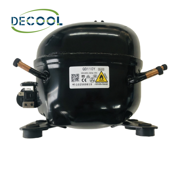 NIHONG Compressor  QD110y Refrigeration Parts Refrigerator Freezer Compressor R600A Refrigerant AC Refrigerator Compressor