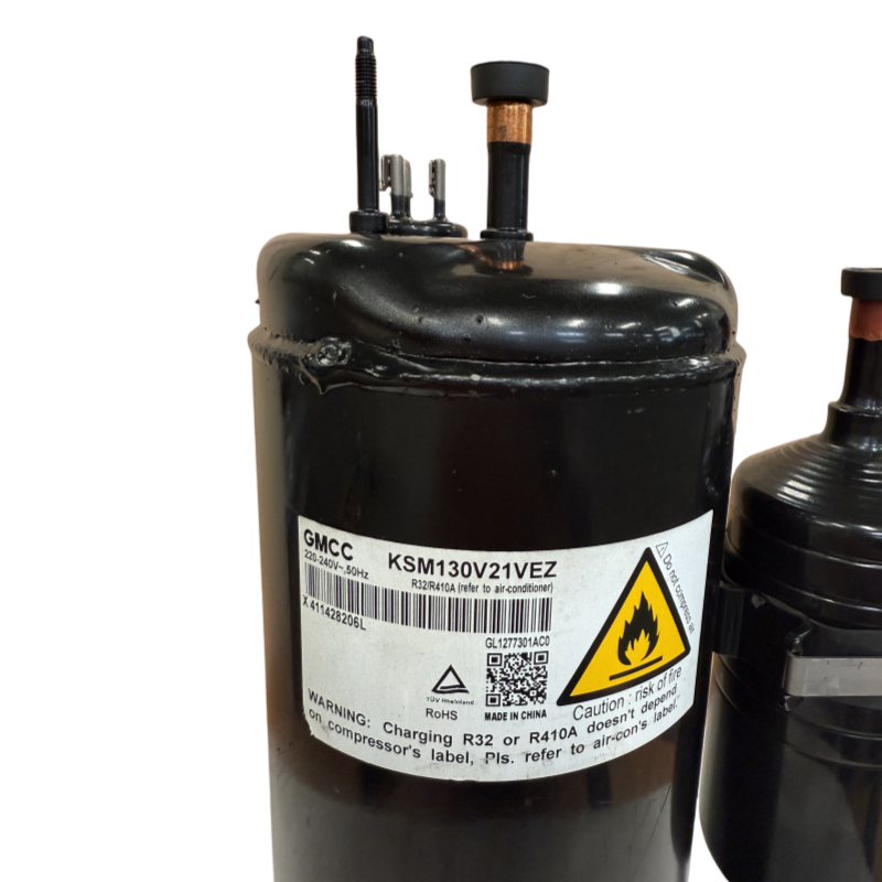 KSM130V21VEZ 1hp R32 R410A Rotary GMCC AC Compressor for Refrigeration Display Cabinet