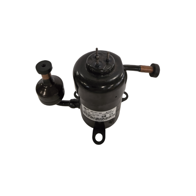 QX19T-48 Small R134A 12V 24V 48V DC Inverter Refrigeration Rotary Motor Compressor