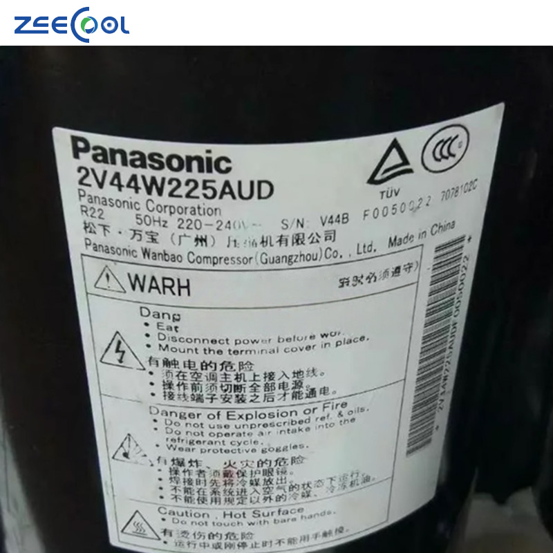 Factory Sale 2V44W385AUA 2V47W225AUA 2V49W225AUA Pana-sonic Rotary Compressor R22 DC Inverter Air Conditioning Compressor