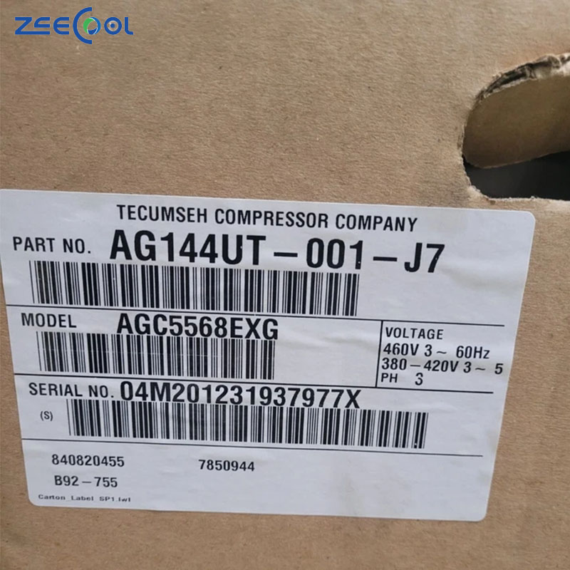 High Quality AGC5568EXG AGC4561EXG 5.5hp R22 Tecu-mseh Piston Compressor for Air Conditioner