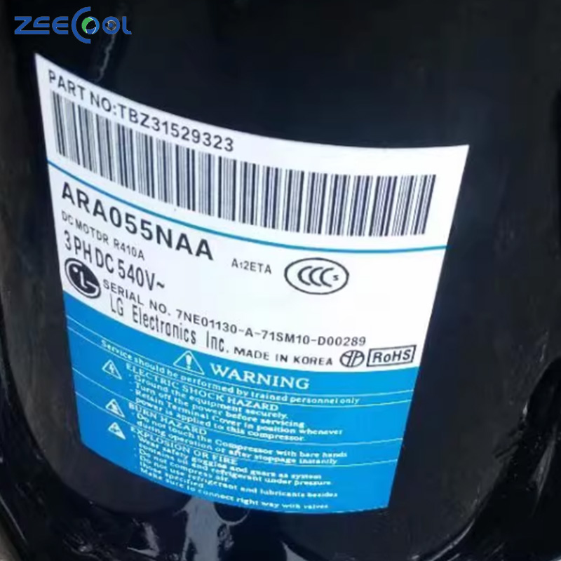 LG Air Conditioning R410a Scroll Refrigeration Compressor ARA055NAB ARA061YAB ARA081YAB