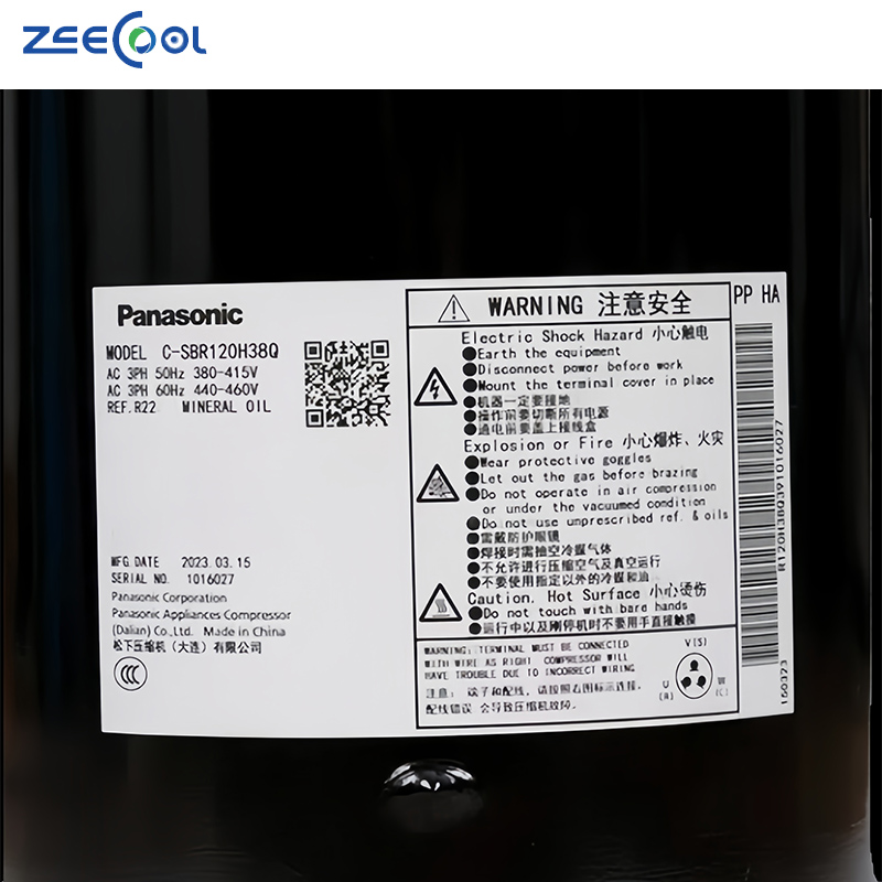 Factory Price 3 Phase C-SBR120H38Q C-SBR145H38Q C-SBR180H38Q Scroll Refrigeration Compressor for Cold Room