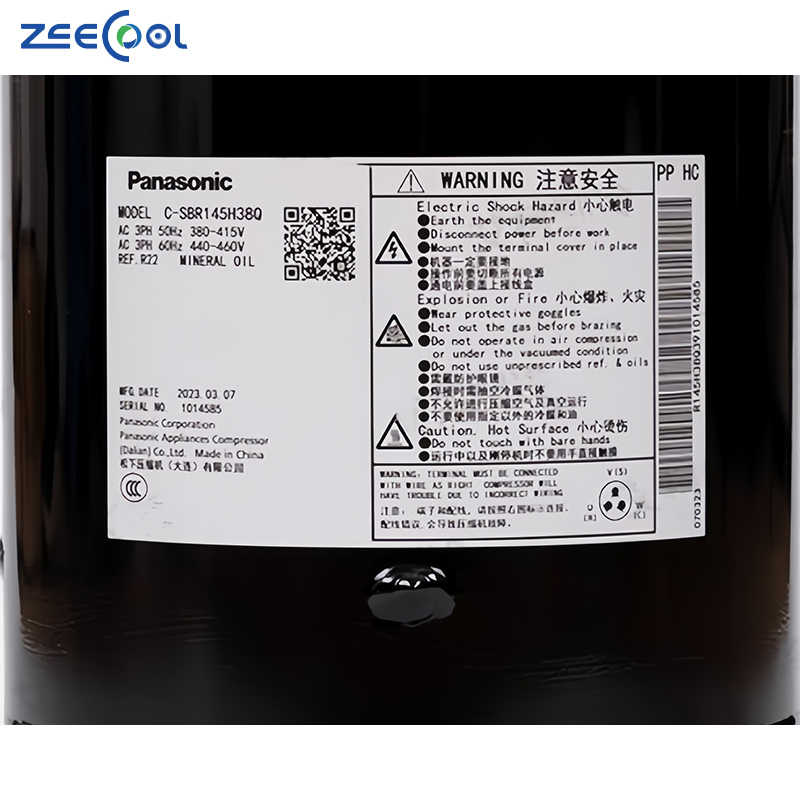 Factory Price 3 Phase C-SBR120H38Q C-SBR145H38Q C-SBR180H38Q Scroll Refrigeration Compressor for Cold Room