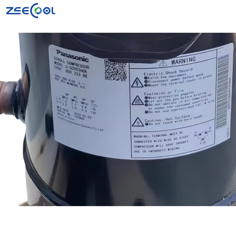 8HP Pana Sonic San Yo Scroll Compressor for Air Conditioner C-SC603H8K C-SC603H8H C-SC753H8H C-SC753H8J