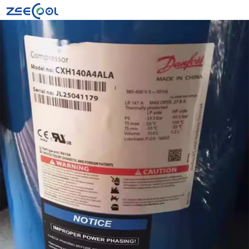 Factory Discount 12HP Compressor Scroll for Danfoss Central Air Conditioning Unit Compressor R410A CXH140A4BLA CXH140A4ALA