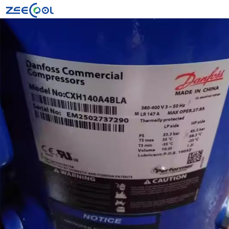 Factory Discount 12HP Compressor Scroll for Danfoss Central Air Conditioning Unit Compressor R410A CXH140A4BLA CXH140A4ALA