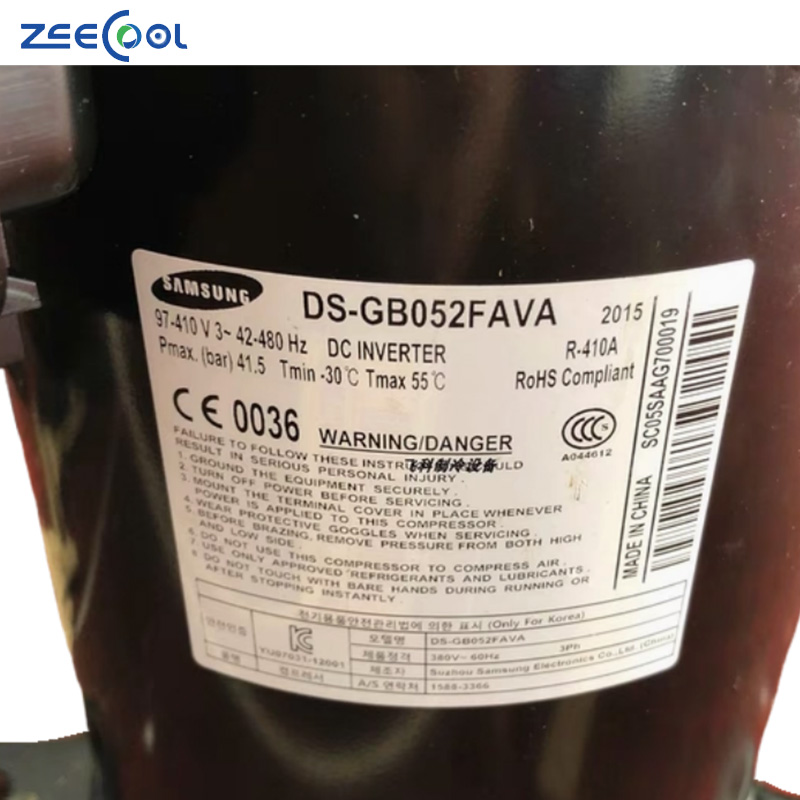 Factory Wholesale Air Conditioner Compressor R410a DS-GB066FAVB Samsung DC Inverter Ac Compressor