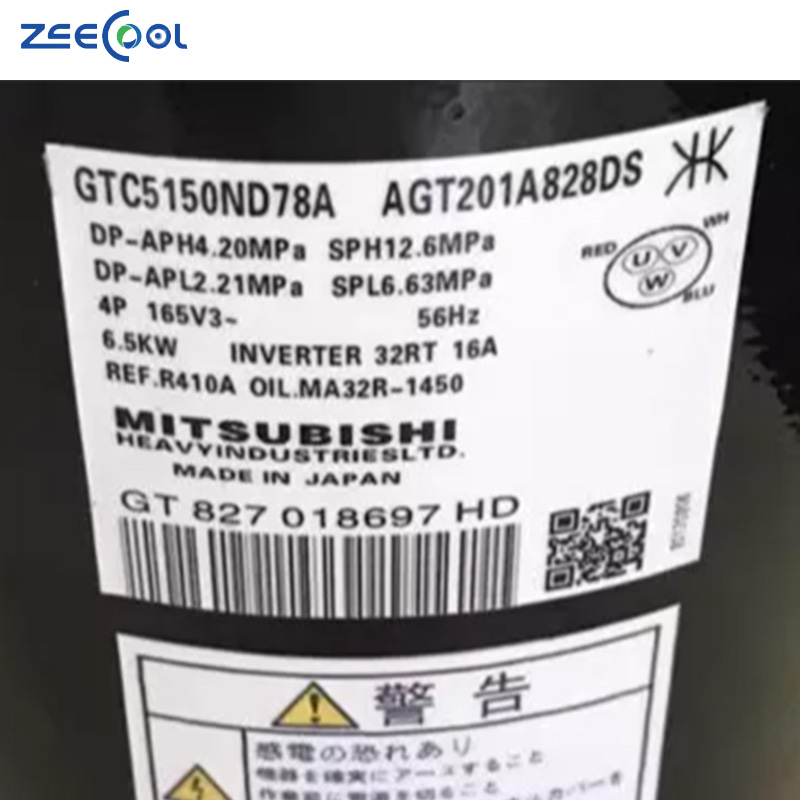 Factory Price Inverter Compressor for GTC5150ND78A AGT201A828DS Mitsubishi Air Conditioner Refrigeration Equipment