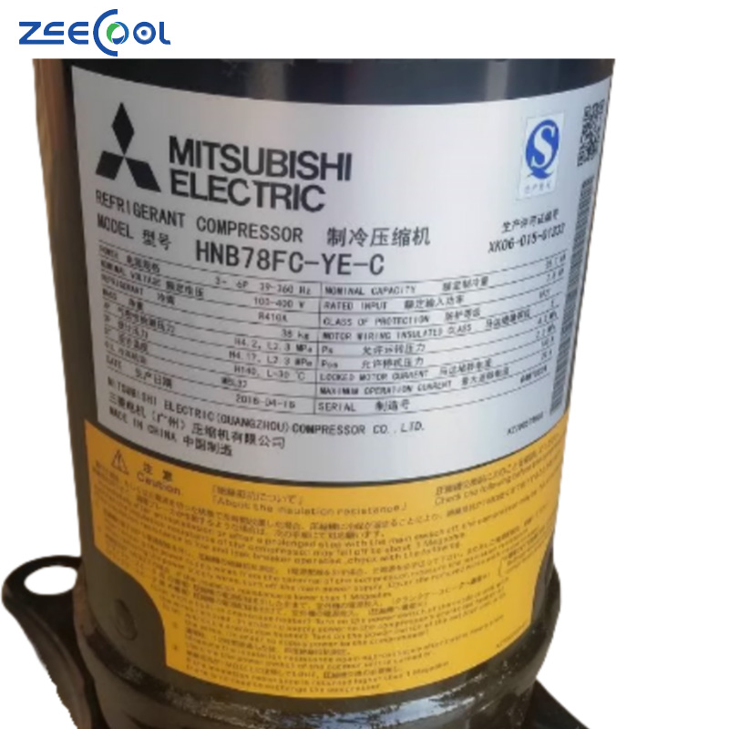R410A Air Conditioning Inverter Refrigeration Scroll Compressor for Mitsubishi HNB78FA-YE HNB78FC-YE-C HNB78FD-YEHC