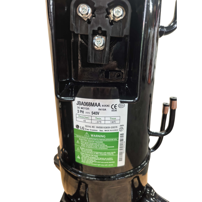 Factory Wholesale JBA068MAA Scroll Refrigeration Compressor R410 for Air Conditioning Application