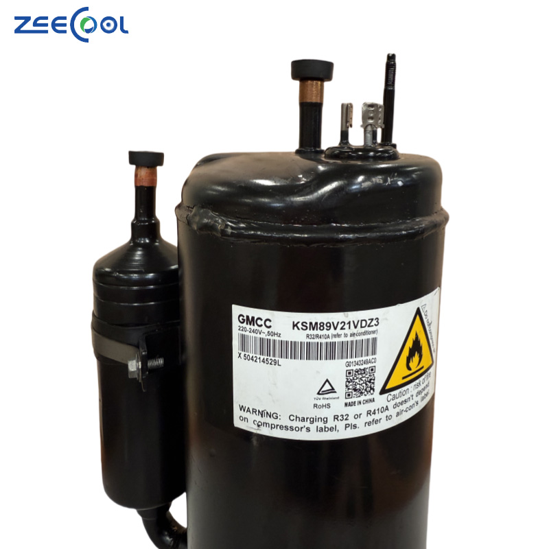 KSM89V21VDZ3 KSM130V21VEZ 1hp R32 R410A Rotary GMCC AC Compressor for Refrigeration Display Cabinet
