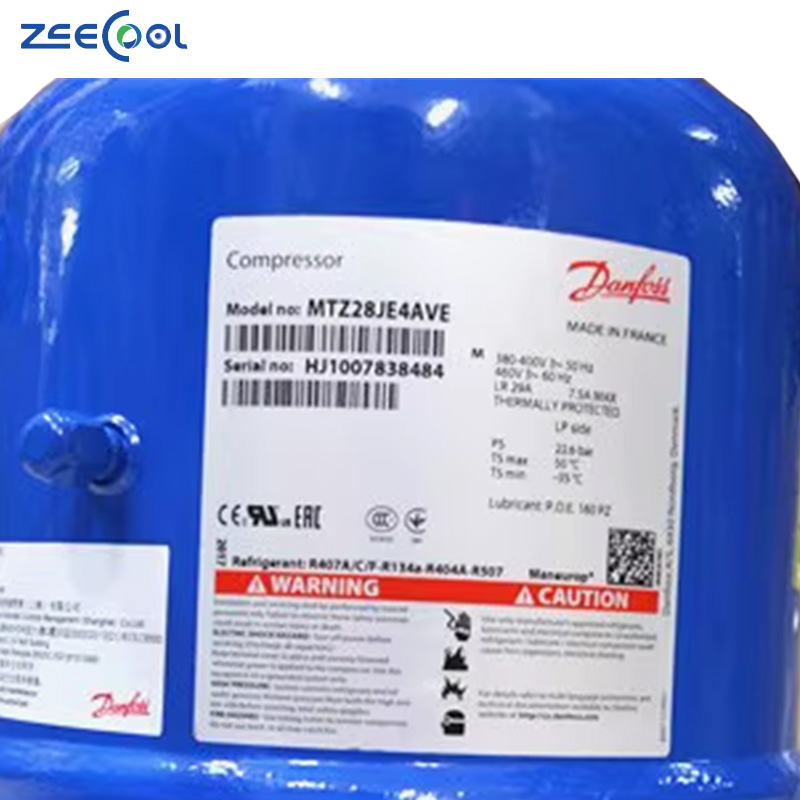 New 2.5hp Air Conditioning Refrigeration Compressors for Dan Foss MTZ28JE4AVE MTZ32JF4BVE MTZ36JG4BVE Cold Storage Compressor