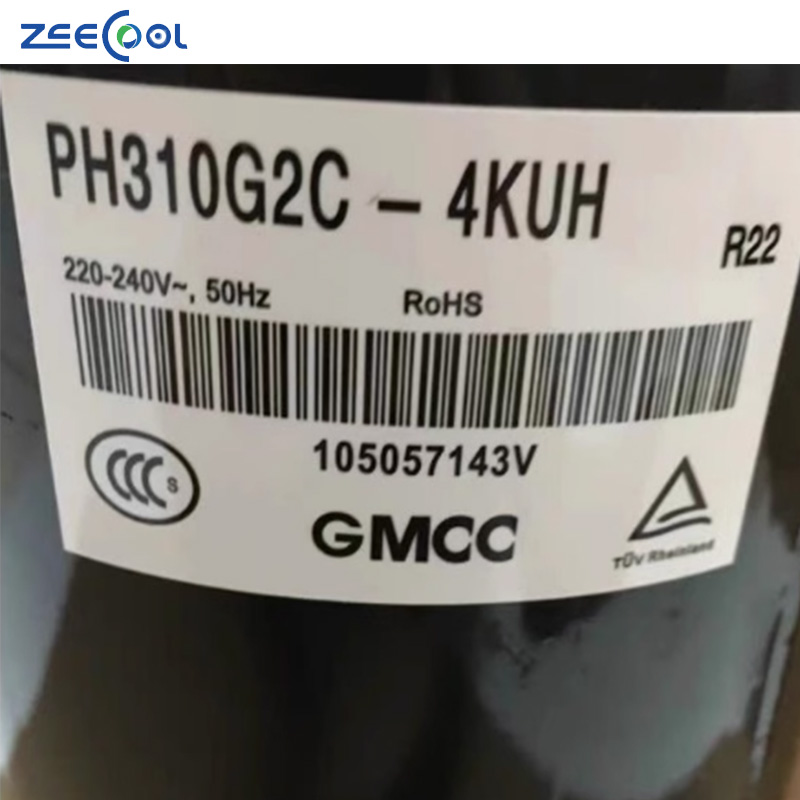 PH310G2C-4KUA PH310G2C-4KU1 PH310G2C-4KUL PH310G2C-4KUH 19000btu R22 Refrigeration Gmcc Compressor for Heat Pump Hot Water