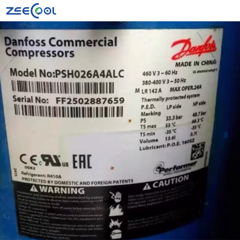 PSH019A4ALB PSH019A4ALC Scroll Hermetic Compressor for Heat Pump Central Air Conditioning Heating