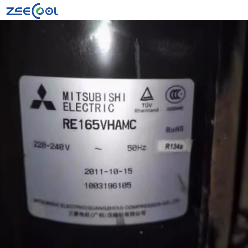 Factory Sales R407c Rotary Compressor for RE277VHSMT RE174VHSMT Mitsubishi Air Conditioner Refrigeration Equipment