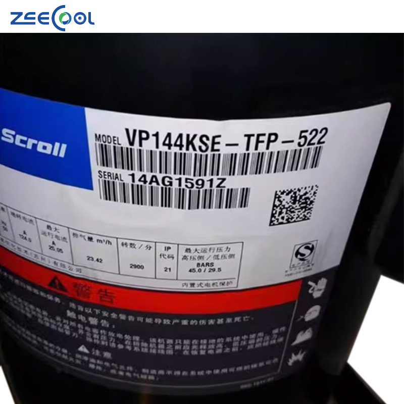 Wholesale Price VP144KSE-TFP-522 Copeland 12HP R410A Scroll Air Conditioner Industrial Cooling Compressor
