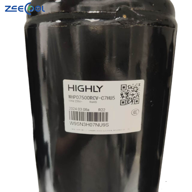 HIGHLY R22 7.5hp Air Conditioner Rotary Refrigeration Compressor WHP07500RCV-C7HU5