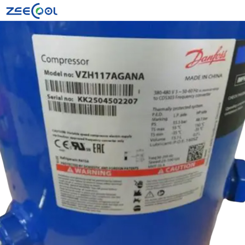 R410A Scroll Inverter air Conditioning Compressor VZH117AGANA