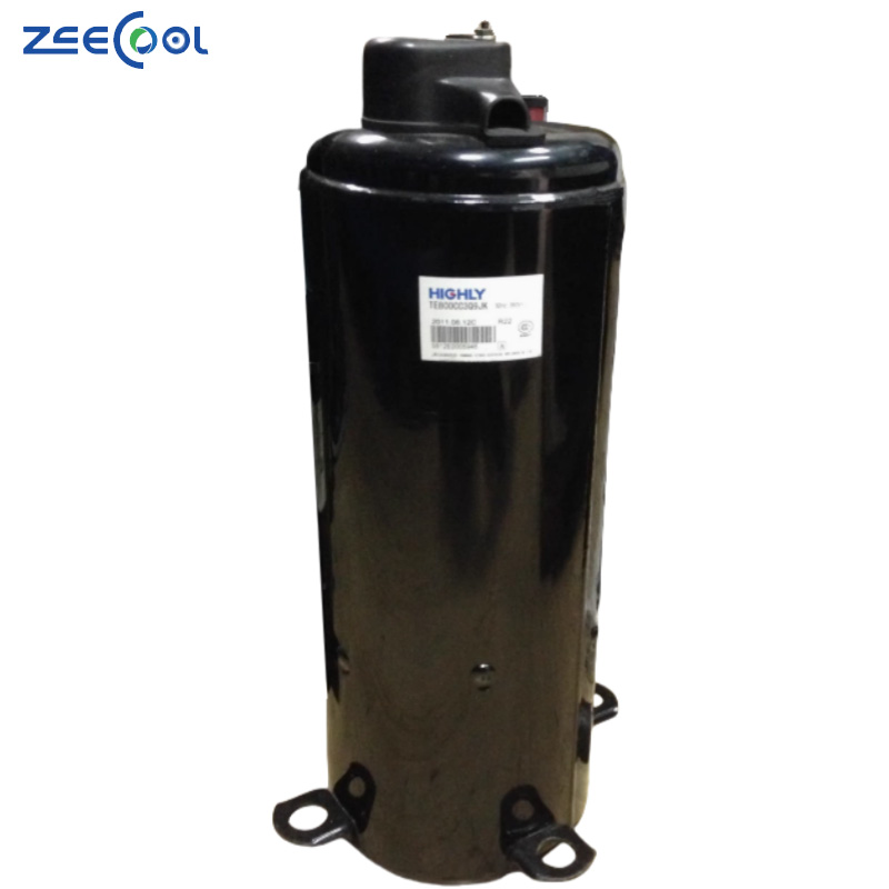 TE708RC3Q9RK TE680SC3Q9RK TE638RC3Q9RK 5HP R22 50hz 380V Highly Rotary Compressor for Air Conditioning System