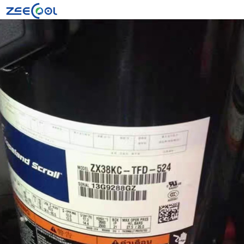 Copeland ZX Series Stainless Steel Scroll Compressor Condenser for AC and Farm Industries ZX45KC-TFD-558 1.5HP-25HP