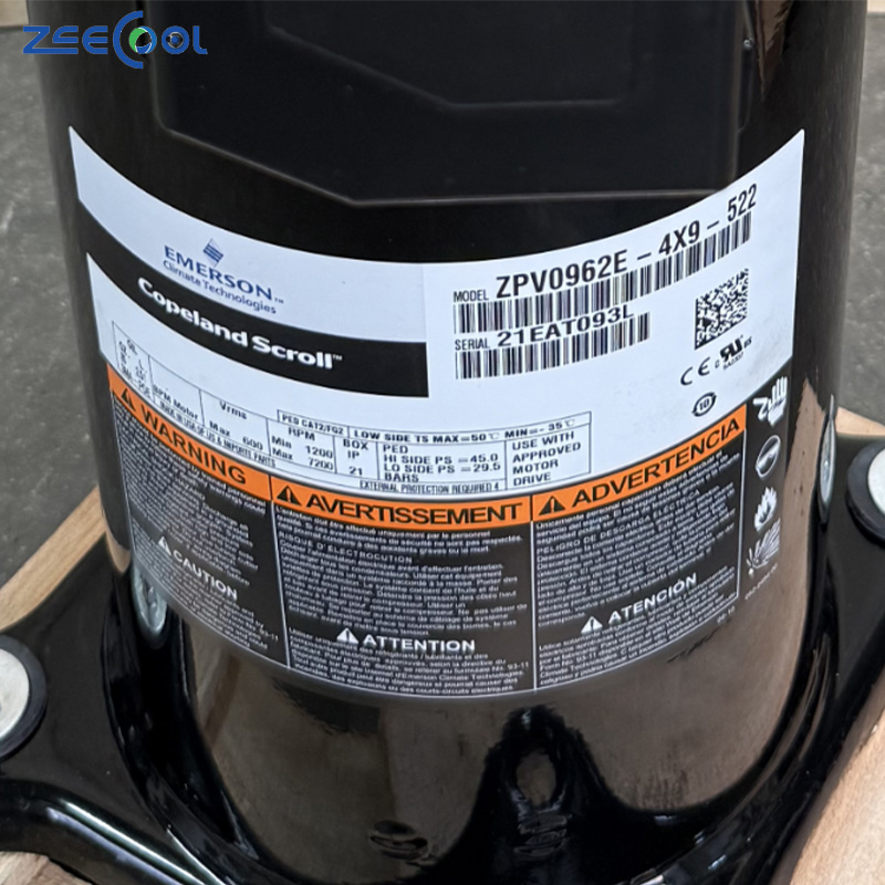 ZPV0962E-4X9-522 Copland Inverter Scroll Compressor R410a for Commercial and Residential Air Conditioner Compressor