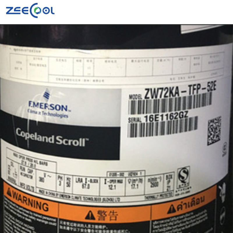 ZW61KA-TFP-522 5hp Copeland Emerson Scroll Compressor Ac Heat Pump Compressor