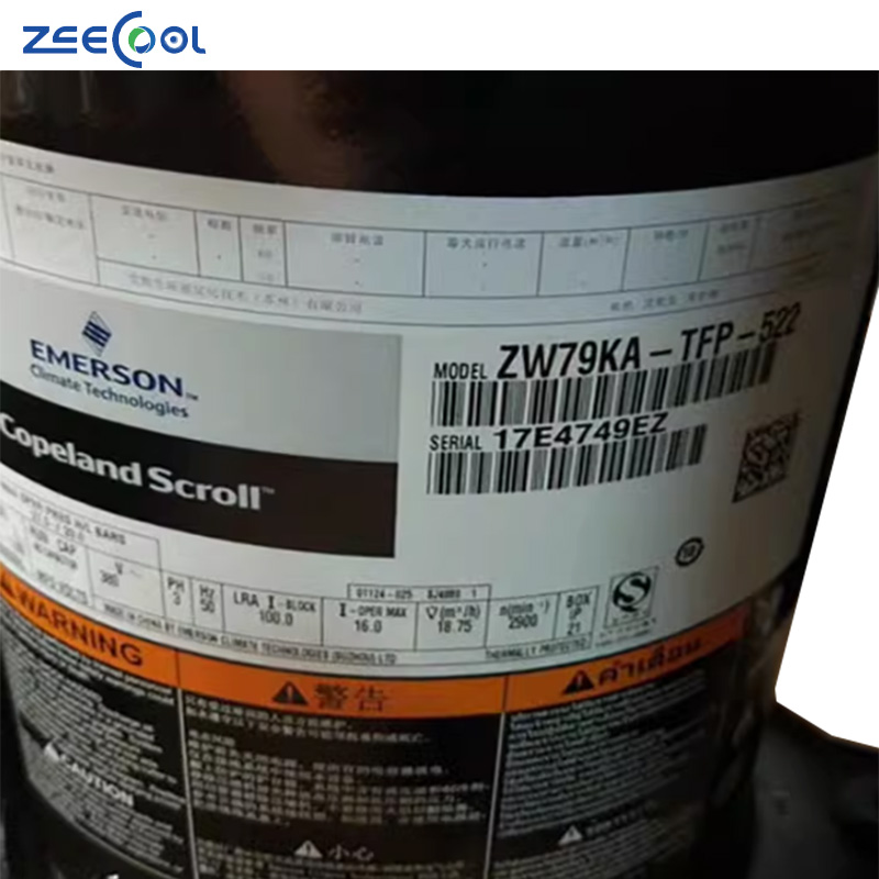ZW61KA-TFP-522 5hp Copeland Emerson Scroll Compressor Ac Heat Pump Compressor