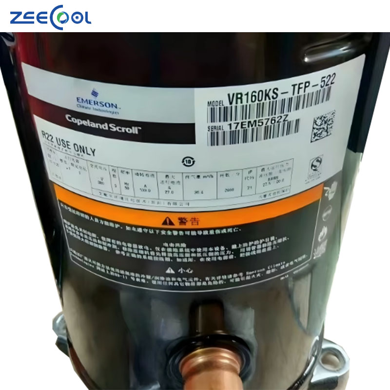 VR94KS-TFP-522 VR108KS-TFP-522 Copeland Scroll Compressor Price 8hp 9hp Refrigeration Compressor for Cold Room