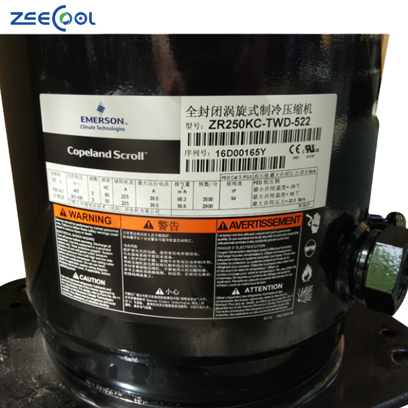 ZR250KC-TWD-522 ZR310KC-TWD-522 Refrigeration Heat Pump Compressor for Copeland Emerson Scroll Compressor Air Conditioning