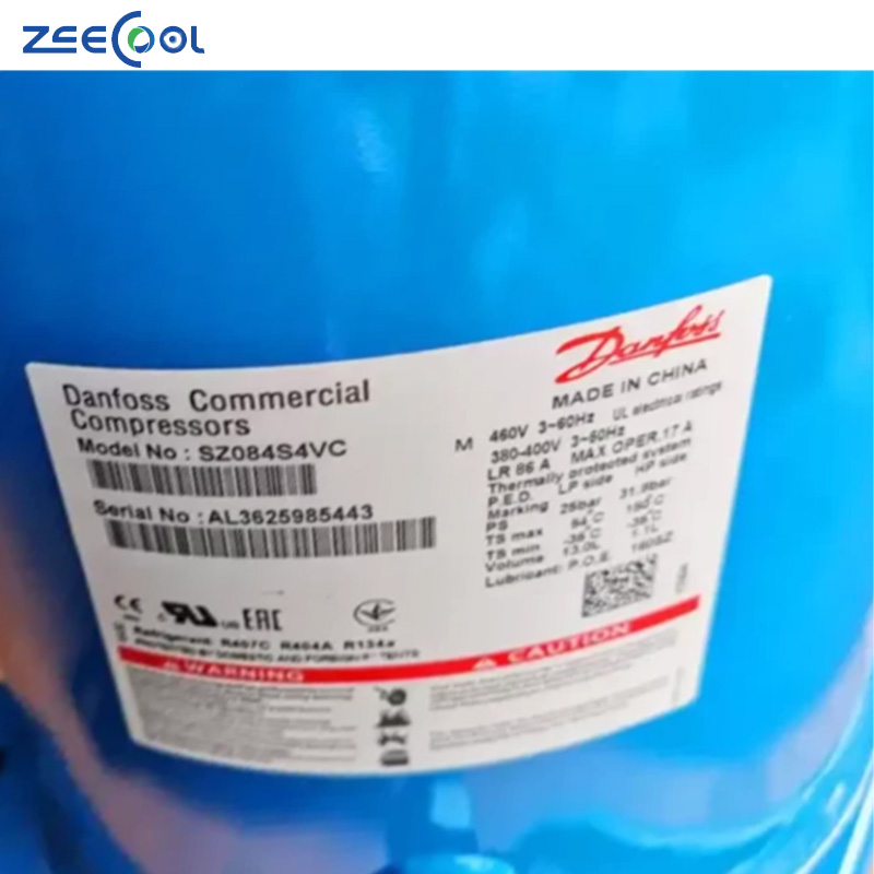 Wholesale Refrigerant R22 R134a R407c Scroll Refrigeration Compressor for Danfoss Compressor SZ084S4VC SZ090S4VC SZ100S4VC