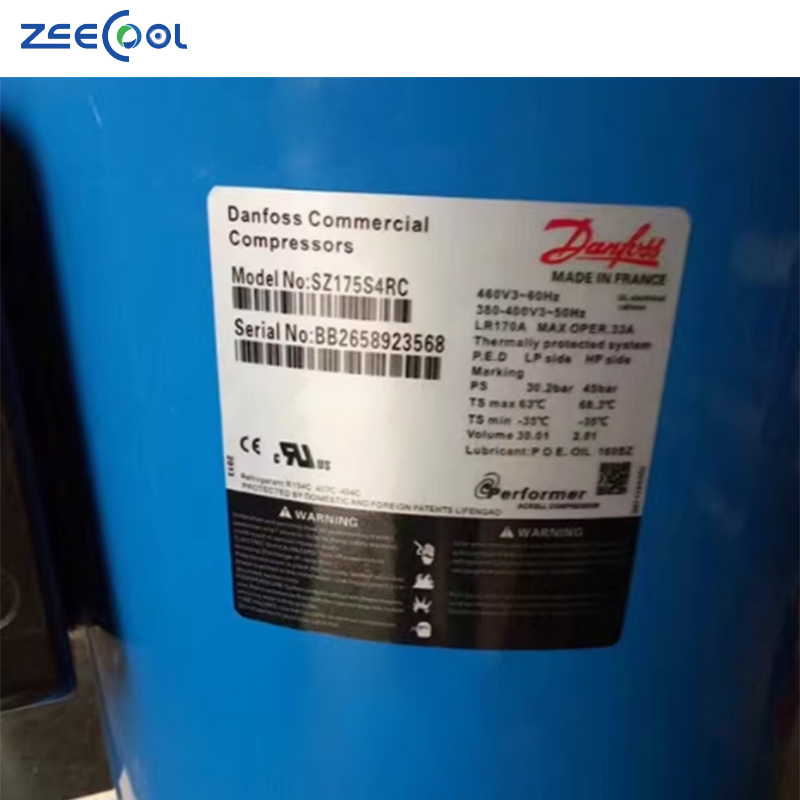 SZ147A4ALB SZ148T4VC 12HP Air Conditioner Scroll Compressor for R22 R134a R407c Danfoss Performer Refrigeration Compressor