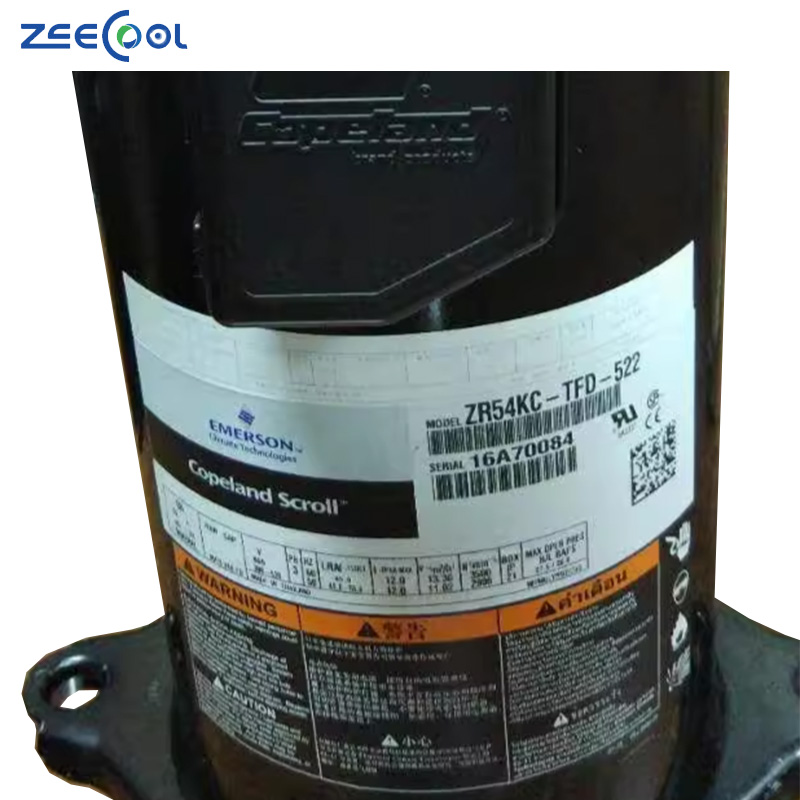 Hot Selling Scroll Copeland Compressor 4HP Air Conditioning Refrigeration Compressor ZR47KC-TFD-522 ZR61KC-TFD-522